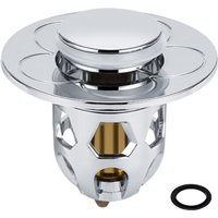 Prenfle - Jeffergarden Waschbeckenstöpsel aus Edelstahl, Pop-Up-Waschbeckenstopfen, universeller Abflussstopfen für Aufsatzwaschbecken, von PRENFLE