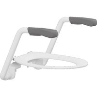 PRESSALIT® Armstütze »TMA Dania«, hochklappbar, mit Universal-WC-Sitz - weiss von PRESSALIT®