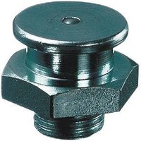 Pressol - Flachkopf Schmiernippel (Abschmiernippel), Gewinde M10 x 1 mm Stahl verzinkt von PRESSOL
