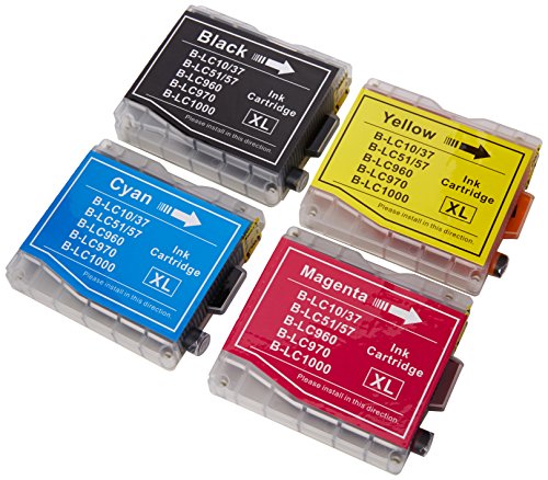 Prestige Cartridge LC1000 LC970 10er Pack Druckerpatronen für Brother DCP 130C 150C 330C 350C 540CN 750CW Fax 1360C 2480C MFC 235C 240CN 260C 345CW 660CN 885CW 3360C 5460CN schwarz cyan magenta gelb Prestige Cartridge LC1000 LC970 10er Pack Druckerpatronen für Brother DCP 130C 150C 330C 350C 540CN 750CW Fax 1360C 2480C MFC 235C 240CN 260C 345CW 660CN 885CW 3360C 5460CN schwarz cyan magenta gelb von PRESTIGE CARTRIDGE