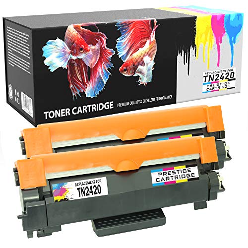 Prestige Cartridge TN-2420 TN2420 Toner Kompatibel mit Brother DCP-L2530DW DCP-L2510D HL-L2350DW HL-L2375DW HL-L2370DN HL-L2310D MFC-L2710DW MFC-L2710DN MFC-L2750DW MFC-L2730DW | 2er Pack von PRESTIGE CARTRIDGE