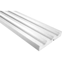 Prestige Decor - MC124 Fassadenprofile Fensterleisten Außenstuckleisten modern Restposten expandiertes Polystyrol:2 Meter / 1 Leiste von PRESTIGE DECOR