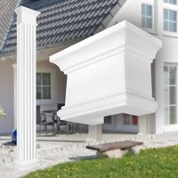 Prestige Decor - Säulen und Halbsäulen eckig voll kanneliert in 3 Größen, Fassadenstuck modern außen : Basis/Kapitell - beidseitig verwendbar, Größe Prestige Decor - Säulen und Halbsäulen eckig voll kanneliert in 3 Größen, Fassadenstuck modern außen : Basis/Kapitell - beidseitig verwendbar, Größe von PRESTIGE DECOR