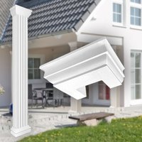 Prestige Decor - Säulen und Halbsäulen eckig voll kanneliert in 3 Größen, Fassadenstuck modern außen : Kapitell, Größe m - halbiert Prestige Decor - Säulen und Halbsäulen eckig voll kanneliert in 3 Größen, Fassadenstuck modern außen : Kapitell, Größe m - halbiert von PRESTIGE DECOR
