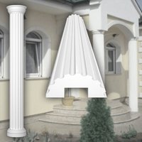 Prestige Decor - Säulen und Halbsäulen Fassade rund Set Auswahl 305mm LC102:Halbrund, Schaft kanneliert Prestige Decor - Säulen und Halbsäulen Fassade rund Set Auswahl 305mm LC102:Halbrund, Schaft kanneliert von PRESTIGE DECOR