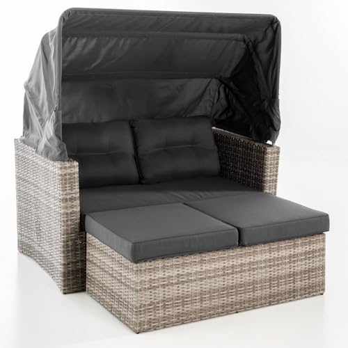 PRESTIGE HOME LIVING OUTDOOR Alu-Lounge-Set Sunny inkl. Hocker und Polsterauflage - Grau PRESTIGE HOME LIVING OUTDOOR Alu-Lounge-Set Sunny inkl. Hocker und Polsterauflage - Grau von PRESTIGE HOME LIVING OUTDOOR