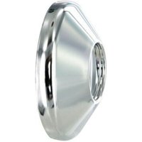 Verchromte gewölbte Rosette mit Gewinde 15x21, pro Paar von PRESTO