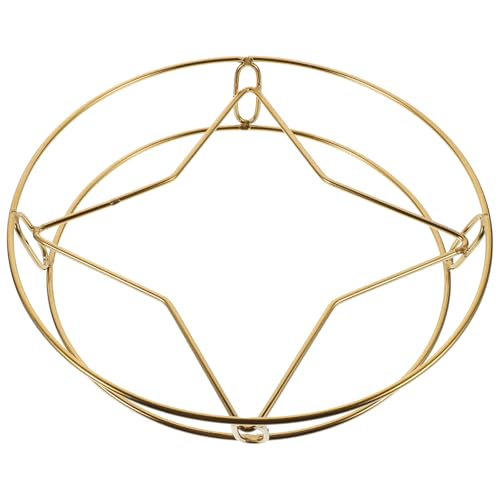 Dampfgargestell aus Edelstahl Topfuntersetzer Anti-Rutsch-Wok-Rack Stativ rutschfester Topflappen Multifunktions-Wok-Rack Metall Dampfer Dampfgarer Kühlregal kann Rostfreier Stahl von PRETYZOOM