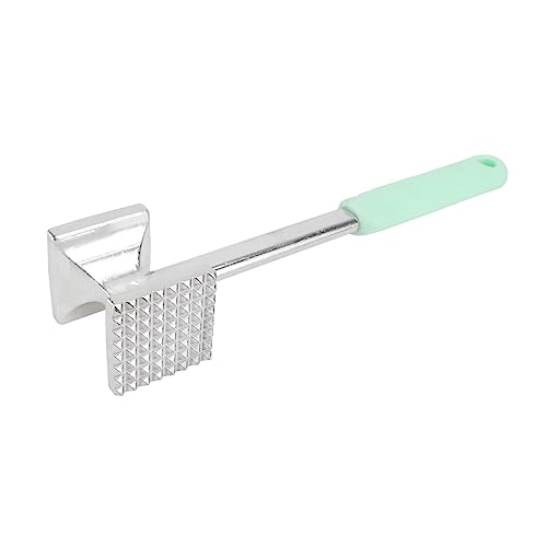 PRETYZOOM Multifunktionaler Fleischhammer aus Aluminiumlegierung Ergonomischer Steak Tenderizer mit Langem Griff für Rind Schwein und Geflügel Leicht zu Reinigen Lagern für Küche und Grill von PRETYZOOM