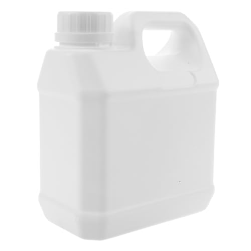 PRETYZOOM 1-Liter- Mit Griff Motoröl-Vorratsflasche Mit Widerstandsfähigem Deckel Leere Flaschenkanne Wasservorratsbehälter Für Seifen Reinigungsmittel Flüssigkeiten von PRETYZOOM