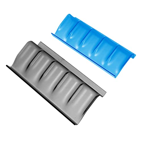 PRETYZOOM 1 Satz Ätherische Öle Flaschenhalter Organizer Mit Praktischem Design Stapelbare Aufbewahrung Für Fläschchen Für Kosmetik Und Duftöle Blau Schwarz 2 Stück von PRETYZOOM