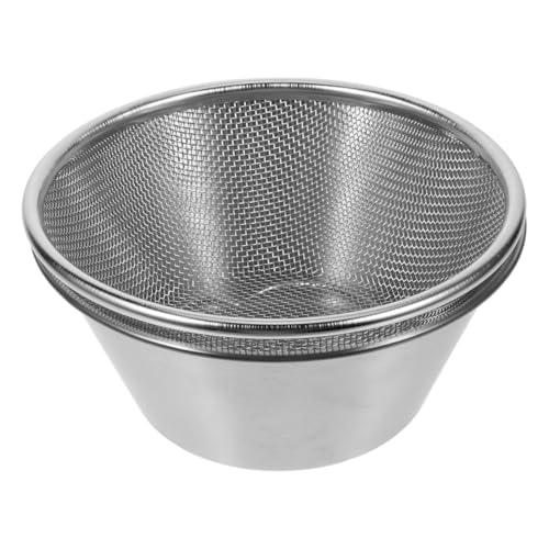 PRETYZOOM 1 Satz Nudelsieb aus Edelstahl, Metallsieb und Schalen, Abtropfgestell mit Schüssel, Küchensieb, Nudelabtropfen, stapelbares Abtropfsieb aus Stahl PRETYZOOM 1 Satz Nudelsieb aus Edelstahl, Metallsieb und Schalen, Abtropfgestell mit Schüssel, Küchensieb, Nudelabtropfen, stapelbares Abtropfsieb aus Stahl von PRETYZOOM