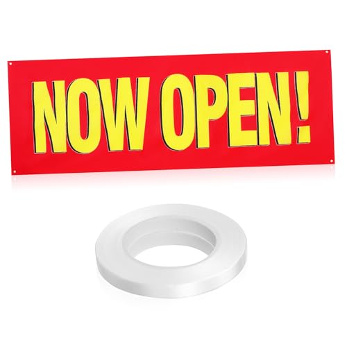 PRETYZOOM 1 Satz Banner Öffnung Flaggen Seile Ja Für Speichern Groß Hängend Jetzt Offene Dekorationen Offene Schilder Aufhängen Dekorative Offene Schilder Tag Der Offenen Tür Polyester Rot von PRETYZOOM