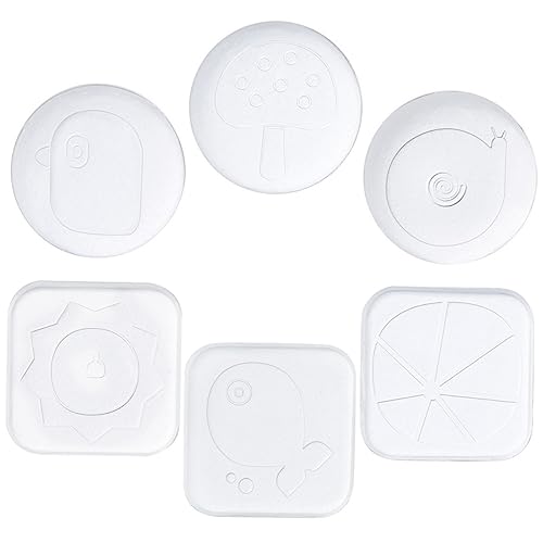 PRETYZOOM 1 Satz Crash Pad Stops Covers Indoor Adhesive Self Protection Solid Verhindert Silberne Stoßstangenschutz Moderner Schutz Wandkratzer Weich Mit Transparentem Silicagel 6 Stück von PRETYZOOM