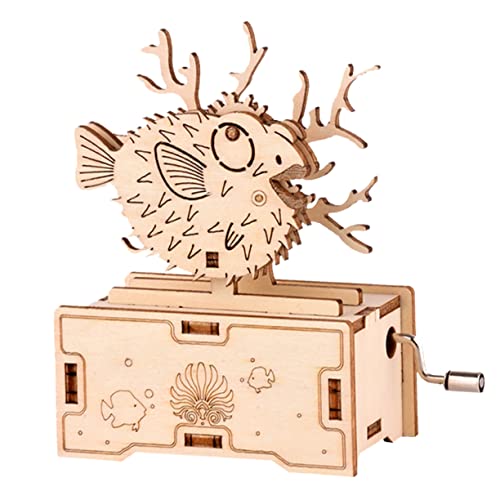 PRETYZOOM 1 Satz Handgefertigte Musikbox im Tierdesign Diy Puzzle Musikbox aus Holz als oder Lernspielzeug für für Kreative Bastelstunden von PRETYZOOM