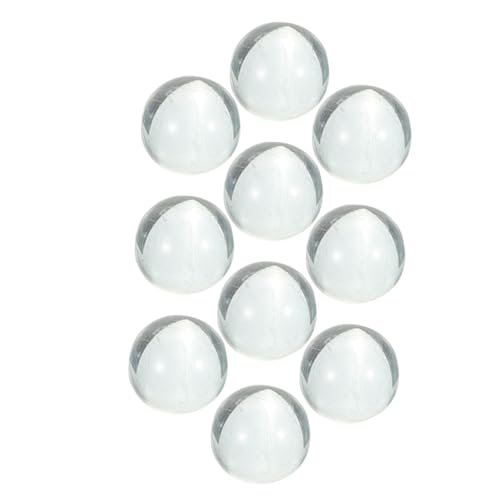 PRETYZOOM 1 Satz Marmor Strasssteine Füllperlen Edelsteine Vasen Schüsseln Obstschale Murmeln Für Goldperlen Murmeln Masse Dekorative Perlen Bulk Murmeln Klare Murmeln Glas Transparent 10st von PRETYZOOM