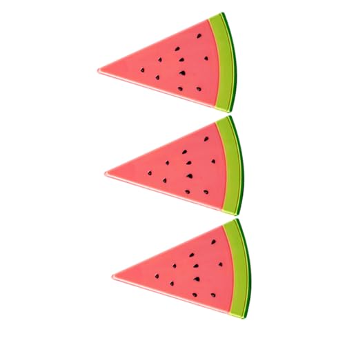 PRETYZOOM 1 Satz Strandtuchklammern Wassermelonen Design Multifunktionale Clips Für Handtücher Liegen Und Strandzubehör Windfest Leicht Für Strand Garten Und Pool 3 Stück von PRETYZOOM