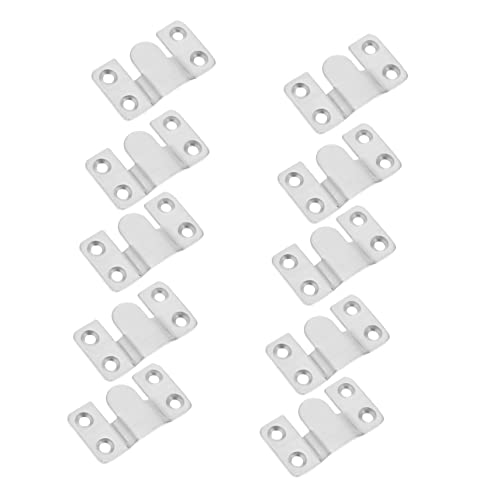 PRETYZOOM 1 Satz Teiliges Clip Befestigungsset Bilderrahmen Aufhänger Möbelverbinder Mit Schrauben Verdeckte Wandhalterung Für Spiegel Sofa Holzschrank Einfacher Und Sicherer Halt 12 Stück von PRETYZOOM