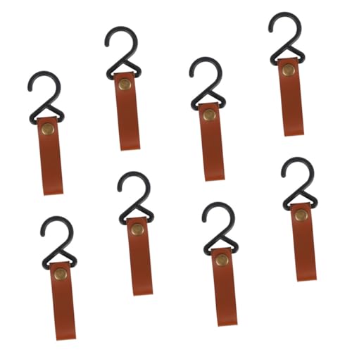 PRETYZOOM 1 Satz Teiliges Outdoor Camping Haken Set Aus Langlebigem Pu Winddichte Befestigungsclips Mit Starker Tragkraft Tragbar Und Kompakt Für Zelt Markise Und Geschirraufhängung 8 Stück von PRETYZOOM