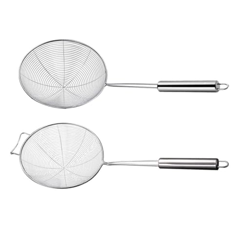 PRETYZOOM 1 Satz Teiliges Sieb Multifunktionales Küchensieb Mit Langem Griff Für Spüle Zum Abtropfen Von Nudeln Und Gemüse Rostfrei Und Hitzebeständig Mit Praktischem Aufhängeloch 2 Stück PRETYZOOM 1 Satz Teiliges Sieb Multifunktionales Küchensieb Mit Langem Griff Für Spüle Zum Abtropfen Von Nudeln Und Gemüse Rostfrei Und Hitzebeständig Mit Praktischem Aufhängeloch 2 Stück von PRETYZOOM