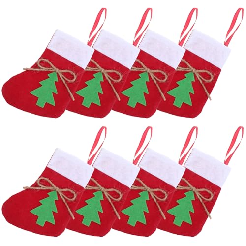 PRETYZOOM 1 Satz Weihnachtsstrümpfe Messer Und Gabeltasche Schubladen Organizer Besteckhalter Für Die Arbeitsplatte Kommoden Organizer Besteckkasten Kinderwagen Becherhalter 8 Stück von PRETYZOOM