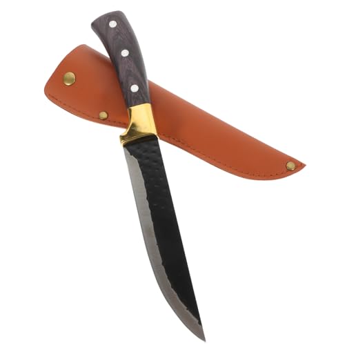 PRETYZOOM 1 Set Ausbeinmesser Mit Lederscheide Für Die Küche Kochen Kochmesser Professionelles Trimmmesser Allzweckmesser Scharfes Fleischerbeil Handgeschmiedete Messer Für Den Heimgrill von PRETYZOOM