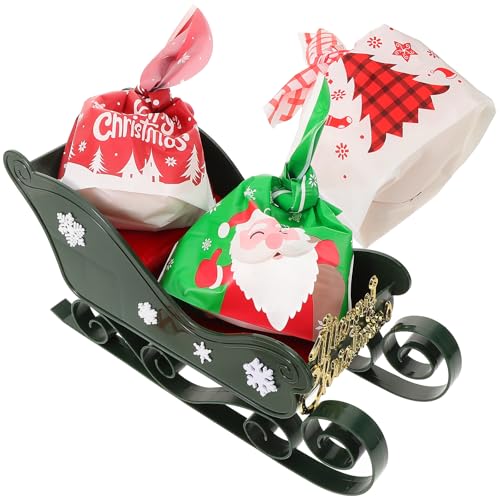 PRETYZOOM 1 Set Schlitten Dekoration Weihnachtsdekoration Festival Dekoration Weihnachten Heimdekoration Weihnachtsschlitten Ornament Weihnachten Desktop Dekoration Desktop von PRETYZOOM