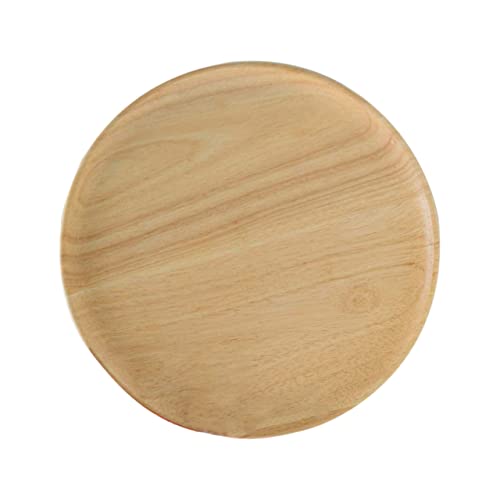 PRETYZOOM 1 Stück Massive Holz -Grillschale Lebensmittelschale geteiltes Tablett mit Deckel Servierplatte Party Platten zum Servieren von Speisen Teller Essenstabletts Snackschale Massivholz von PRETYZOOM