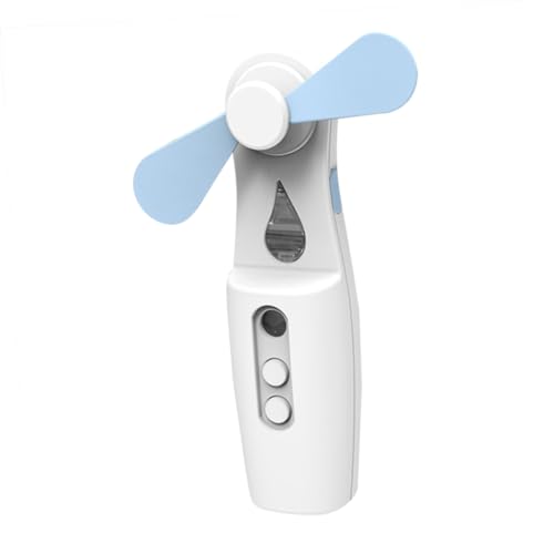 PRETYZOOM 1 Stück Mini Handventilator mit Wassernebel Tragbarer USB Betriebener Luftbefeuchter für Persönliche Kühlung Blau für Sommer und Unterwegs PRETYZOOM 1 Stück Mini Handventilator mit Wassernebel Tragbarer USB Betriebener Luftbefeuchter für Persönliche Kühlung Blau für Sommer und Unterwegs von PRETYZOOM
