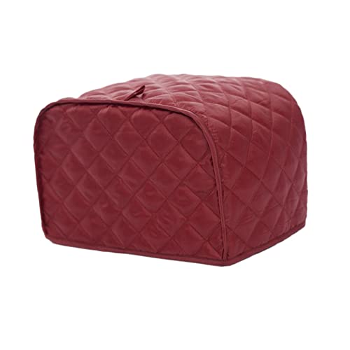 PRETYZOOM 1 Stück Toasterabdeckung für Zwei Scheiben Rote Polyester Baumwollmischung Schützt vor und Spritzern Passend für Standard Toaster PRETYZOOM 1 Stück Toasterabdeckung für Zwei Scheiben Rote Polyester Baumwollmischung Schützt vor und Spritzern Passend für Standard Toaster von PRETYZOOM
