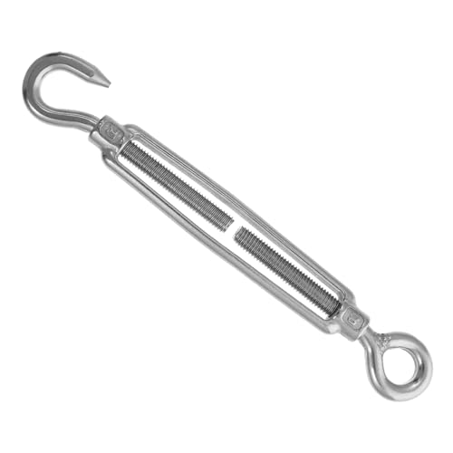 PRETYZOOM 1 Stück Turnbuckle Schraube Offene Bauweise Drahtspannelement für Seile Kabel und Spannsysteme Rostbeständig und Langlebig für Camping und Outdoor Aktivitäten PRETYZOOM 1 Stück Turnbuckle Schraube Offene Bauweise Drahtspannelement für Seile Kabel und Spannsysteme Rostbeständig und Langlebig für Camping und Outdoor Aktivitäten von PRETYZOOM