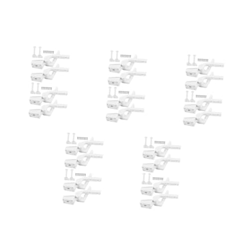 PRETYZOOM 10 Sätze Scharnier für Toilettensitze Toilettenscharnierunterstützungshalterung Plastiksitzscharniere Toilettenscharnier -Montage -Hardware Plastik -Toilettenscharniere Abs Weiß PRETYZOOM 10 Sätze Scharnier für Toilettensitze Toilettenscharnierunterstützungshalterung Plastiksitzscharniere Toilettenscharnier -Montage -Hardware Plastik -Toilettenscharniere Abs Weiß von PRETYZOOM