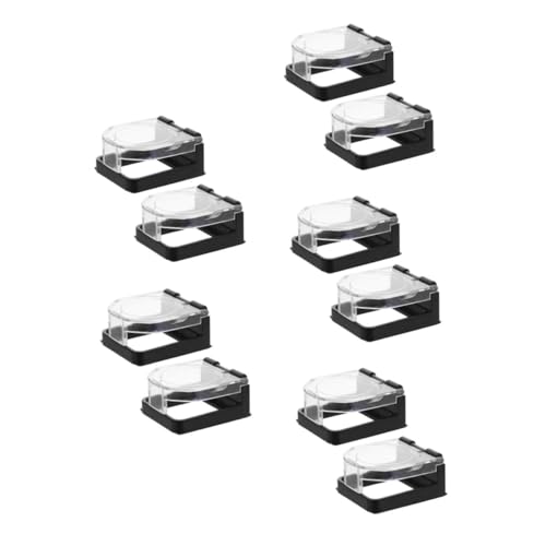 PRETYZOOM 10 Stck. Teiliges Push Button Schalter Schutzabdeckung mit Selbstklebendem Wasserdichtem und Stoßfestem Design für Montageöffnung Kompatibel für Desktop-computer und Power-tasten von PRETYZOOM