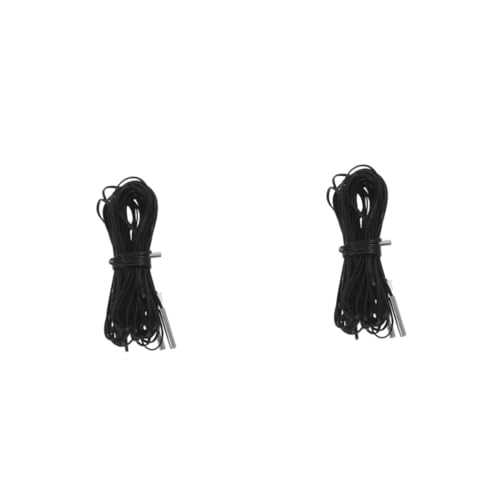 PRETYZOOM 10 Stck. Temperatursensor Kühlschrankteil Temperaturthermostatsonde Kühlschranksonde Ersatz Kühlschrank-thermostatsensor Thermistor -temperatursonde Thermistorsonde Metall Schwarz von PRETYZOOM