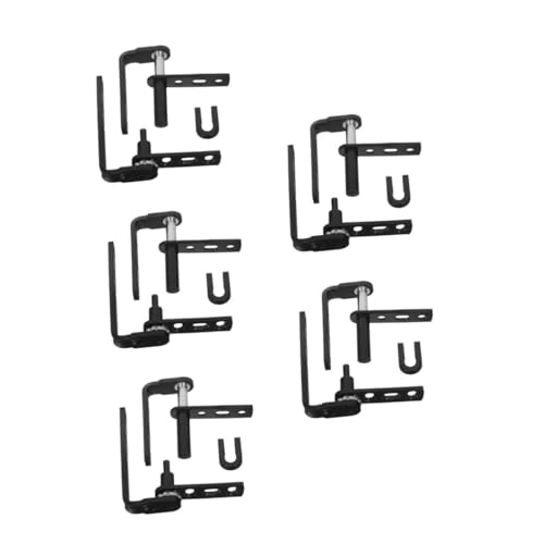 PRETYZOOM 10 Stck. Türangel Louvre -türscharnivität Louvre -scharnierersatz Edelstahlscharnierersatz Selbstschließend Door Hardware Scharniere Rostfreier Stahl Schwarz von PRETYZOOM