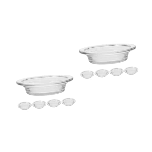PRETYZOOM 10 Stück Aromatherapieschale aus Glas Glasschale mit ätherischen Ölen Ölwärmerschale Duftwärmer-Tabletts Ersatzwachswärmer Gericht Brennerschale für ätherische Öle Transparent PRETYZOOM 10 Stück Aromatherapieschale aus Glas Glasschale mit ätherischen Ölen Ölwärmerschale Duftwärmer-Tabletts Ersatzwachswärmer Gericht Brennerschale für ätherische Öle Transparent von PRETYZOOM