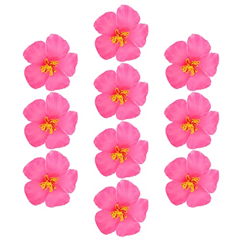 PRETYZOOM 10 Stück Hibiskusblüten Künstliche Tropische Kunstblumen Rosa Hibiskus-Tischplatte Lebendige Blumen DIY-Dekoration Für Hausgarten Partybevorzugungsdekoration PRETYZOOM 10 Stück Hibiskusblüten Künstliche Tropische Kunstblumen Rosa Hibiskus-Tischplatte Lebendige Blumen DIY-Dekoration Für Hausgarten Partybevorzugungsdekoration von PRETYZOOM