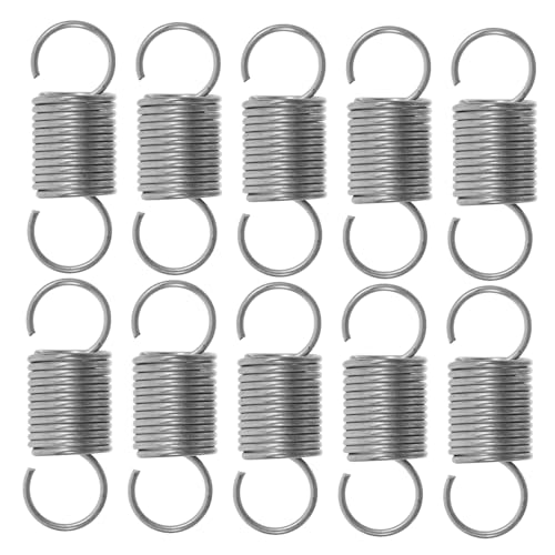 PRETYZOOM 10 Stück Spannungsfeder Doppelhaken-Zugfedern Zaunspannfedern Spulenfeder Federwechsel industriell Baufeder kleine Feder Federstahl Ersatzfeder Mini-Federn Rostfreier Stahl Silber PRETYZOOM 10 Stück Spannungsfeder Doppelhaken-Zugfedern Zaunspannfedern Spulenfeder Federwechsel industriell Baufeder kleine Feder Federstahl Ersatzfeder Mini-Federn Rostfreier Stahl Silber von PRETYZOOM
