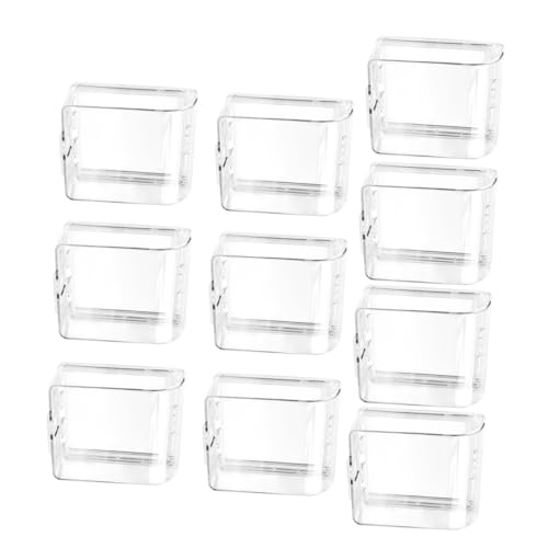 PRETYZOOM 10 Stück Teiliges Steckdosenschutzabdeckung Transparente Wasserdichte Außen Steckdosenabdeckung mit Selbstklebender Montage Spritzwassergeschütztes Schutzgehäuse für Badezimmer von PRETYZOOM