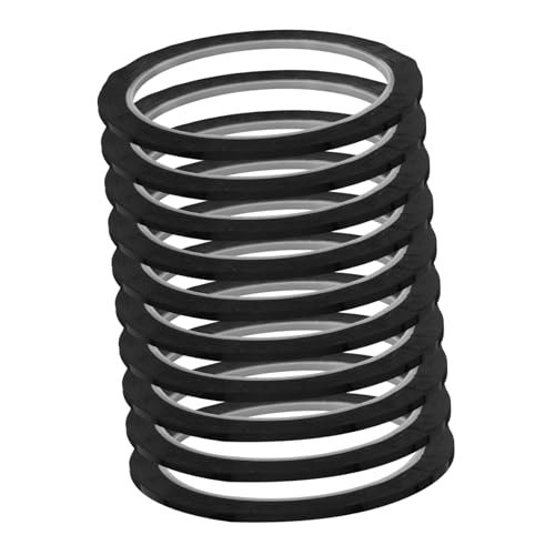 PRETYZOOM 10 Stück Teiliges Whiteboard Klebeband Breit Dünnes PET Rasterklebeband für Präzise Gitternetze Rückstandsfrei Entfernbar Selbstklebend für Tafel Büro und Bastelprojekte von PRETYZOOM