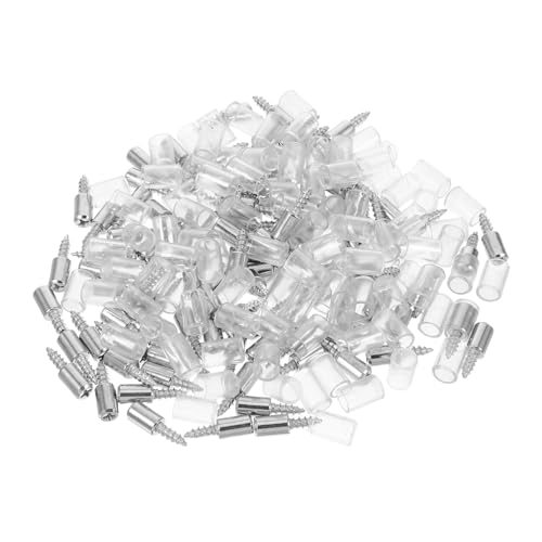 PRETYZOOM 100 Stück Selbstschneidende Schrauben Regalbodenträger mit Rutschfester Silikonhülse Robuste Schichtplattenhalter für Küchen Kleiderschrank Bücherregal Langlebige Möbelstützen PRETYZOOM 100 Stück Selbstschneidende Schrauben Regalbodenträger mit Rutschfester Silikonhülse Robuste Schichtplattenhalter für Küchen Kleiderschrank Bücherregal Langlebige Möbelstützen von PRETYZOOM