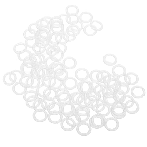 PRETYZOOM 100stücke Transparente Vorhangringe Austauschbare Raffrollo-Hardware-Ringe Für Jalousien Vorhänge DIY-bastelarbeiten Kunststoff-Hardware Für Heimdekorationsprojekte von PRETYZOOM