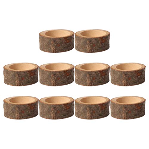 PRETYZOOM 10St. Vintage Retro Holz Kerzenhalter Natürlicher Baumstumpf Handtuchring für Zuhause Bar Valentinstag Dekoration Hochzeit Mittelstücke PRETYZOOM 10St. Vintage Retro Holz Kerzenhalter Natürlicher Baumstumpf Handtuchring für Zuhause Bar Valentinstag Dekoration Hochzeit Mittelstücke von PRETYZOOM