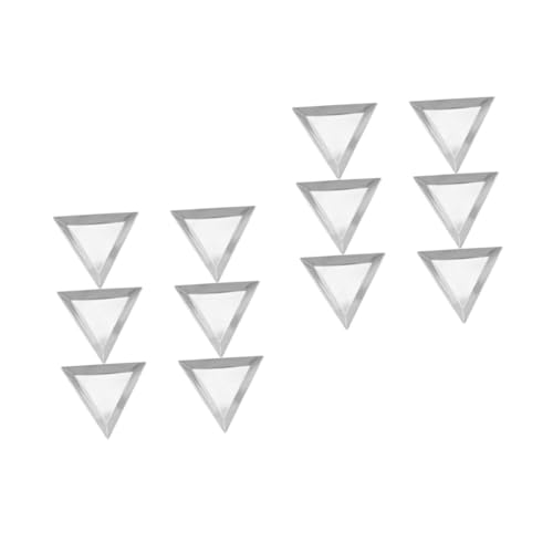 PRETYZOOM 12 Stck. Edelstahl Wiegeschalen Dreieckform Präzise Schalen Laborbedarf Schmuck Pulver Flüssigkeiten Messschalen Kompakt Leicht Zu Reinigen PRETYZOOM 12 Stck. Edelstahl Wiegeschalen Dreieckform Präzise Schalen Laborbedarf Schmuck Pulver Flüssigkeiten Messschalen Kompakt Leicht Zu Reinigen von PRETYZOOM