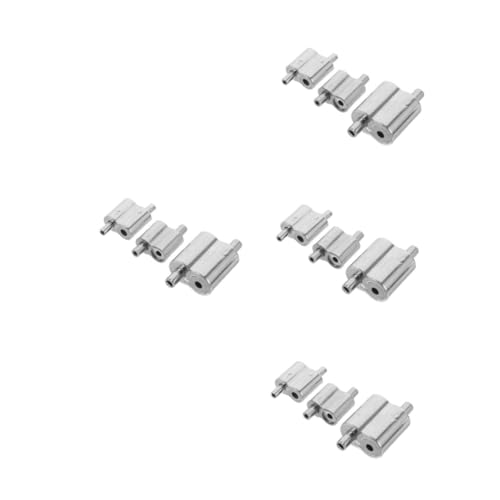 PRETYZOOM 12 Stck. Hängscodesperre verstellbare Kabelklemmen Kabelverriegelungsklemme Seilspanner Drahtseil Kabelclip Metallseilclips Kabelspanner Kabelkabelgreifer Kupfer Silber von PRETYZOOM