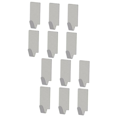 PRETYZOOM 12 Stk Hafthaken Haken für Badezimmerhandtücher selbstklebende Kleiderhaken Handtuchhalter mit Haken edelstahlhaken wall hooks Duschvorhanghaken Wandregale Handtuchhaken Wandhaken PRETYZOOM 12 Stk Hafthaken Haken für Badezimmerhandtücher selbstklebende Kleiderhaken Handtuchhalter mit Haken edelstahlhaken wall hooks Duschvorhanghaken Wandregale Handtuchhaken Wandhaken von PRETYZOOM