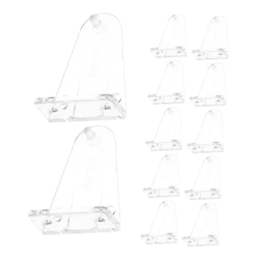 PRETYZOOM 12 Stück Haken zur Positionierung des Vorhangs Fensterschattenklammern Türschattenhalter Blinds Schwenkklammern horizontale Jalousiehalterungen Blindhalterclips sehen Transparent von PRETYZOOM