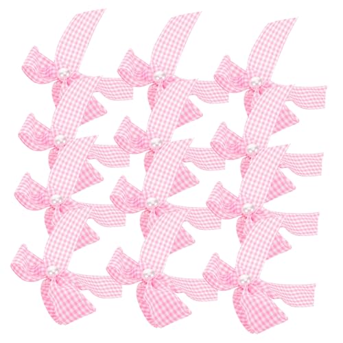 PRETYZOOM 12 Stück Kinderbindungsschnalle Mittelstücke Für Die Babyparty Geschenkverpackungsringe Serviettenringe Mit Perlenschleife Hochzeit Serviettenringe Band Serviettenring Rosa Plastik von PRETYZOOM