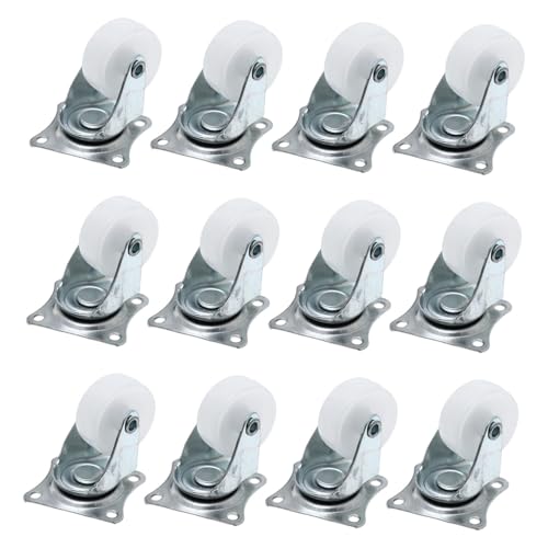 PRETYZOOM 12 Stück Teiliges Flachrollen Robuste Ersatzräder für Möbelwagen Transporttrolleys Drehbar Verschleißfest Hohe Traglast Einfache Montage PRETYZOOM 12 Stück Teiliges Flachrollen Robuste Ersatzräder für Möbelwagen Transporttrolleys Drehbar Verschleißfest Hohe Traglast Einfache Montage von PRETYZOOM