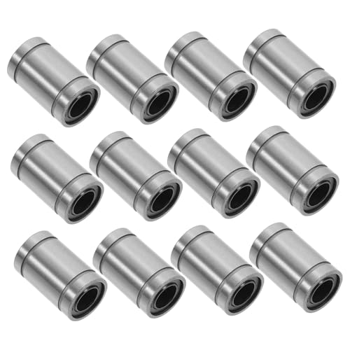 PRETYZOOM 12 Stück Teiliges Linear Motion Linearlager Lmuu aus Hochwertigem Stahl Rostfrei Langlebig Leicht Montierbar als Ersatzteil Drucker und Cnc maschinen Präzise Linearbewegung von PRETYZOOM